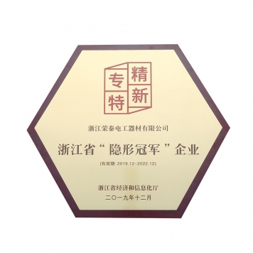 浙江省“隱形冠軍”企業(yè)